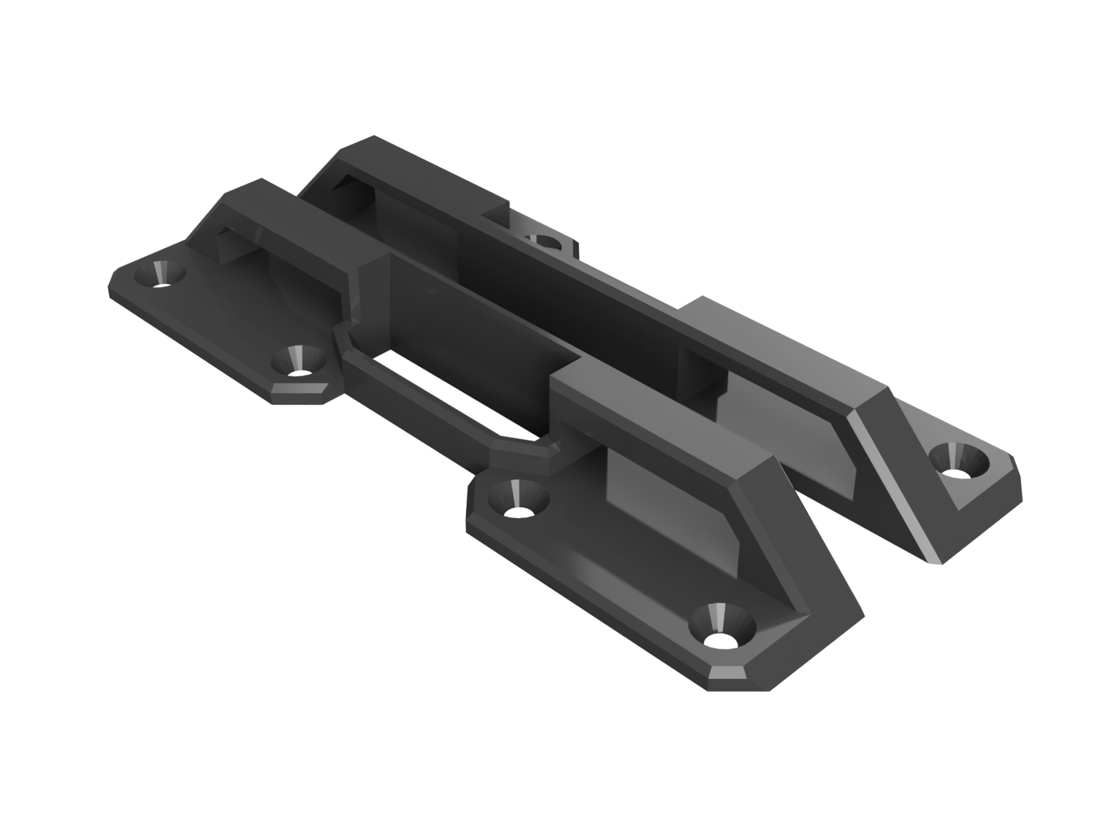 Kofferhalter Slim (für Sortimo / Bosch L-Boxx) (2er Set)